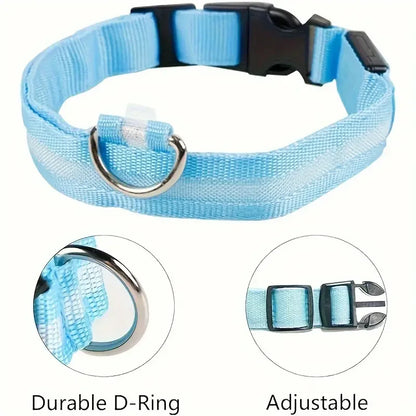 LED Safety Collar For Dogs with Battery