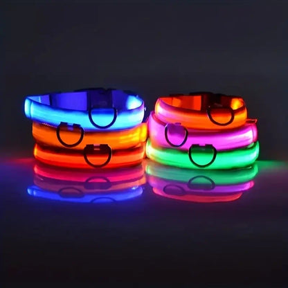 LED Safety Collar For Dogs with Battery